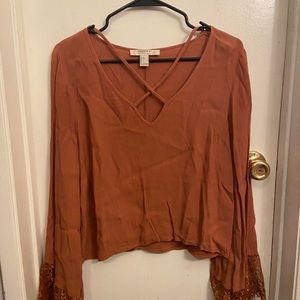 bell sleeve top